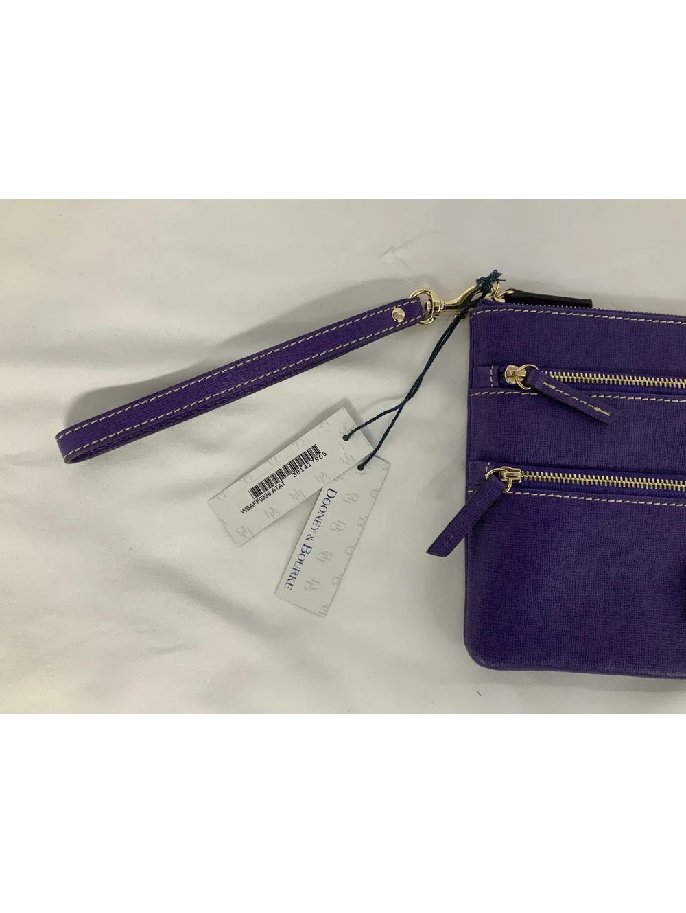 DOONEY AND BOURKE TRIPLE ZIP WRISTLET